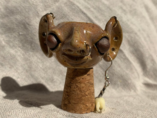 Miniature Ceramic Neckless Pothead 5