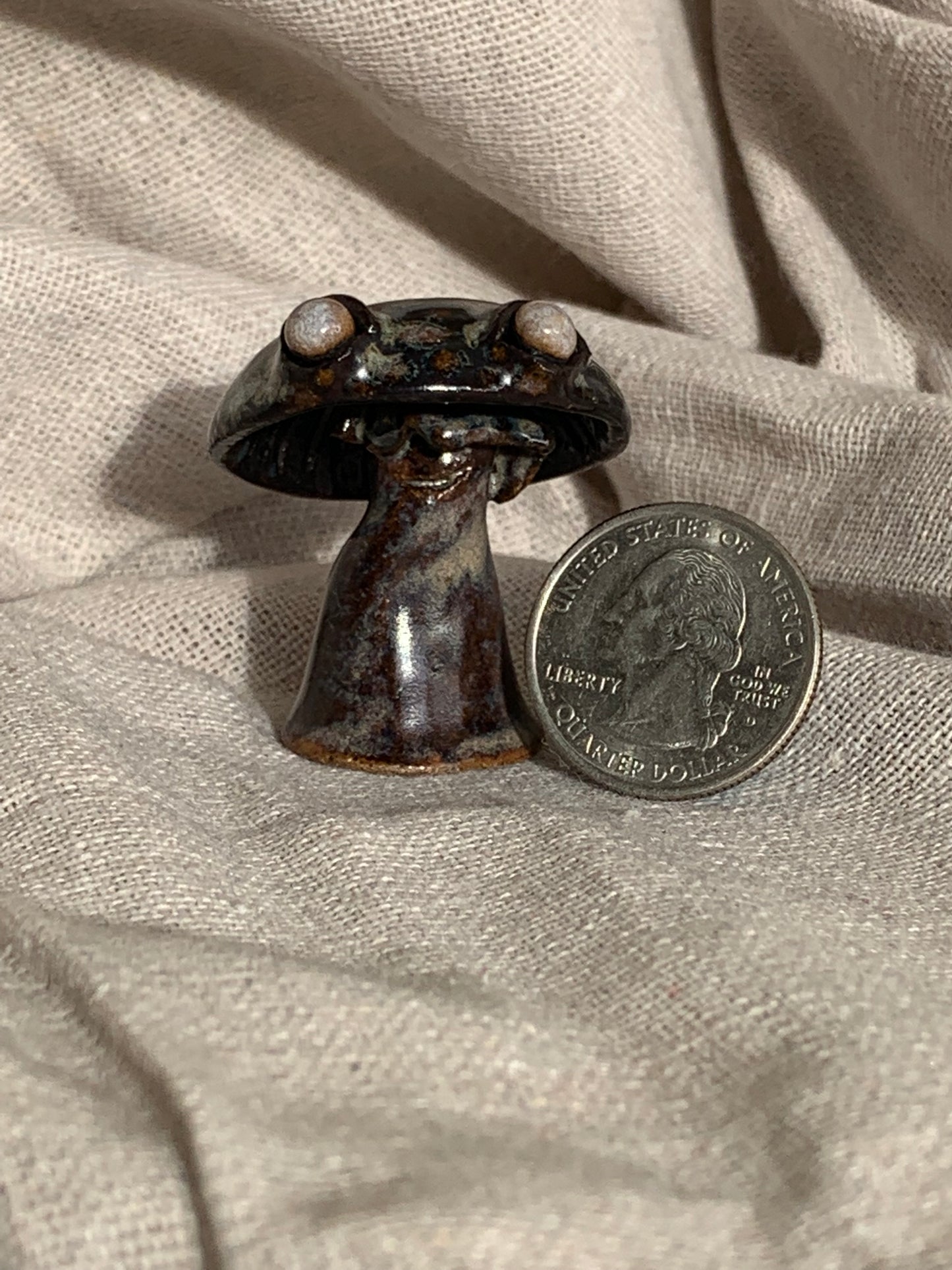 Miniature Ceramic Mushroom