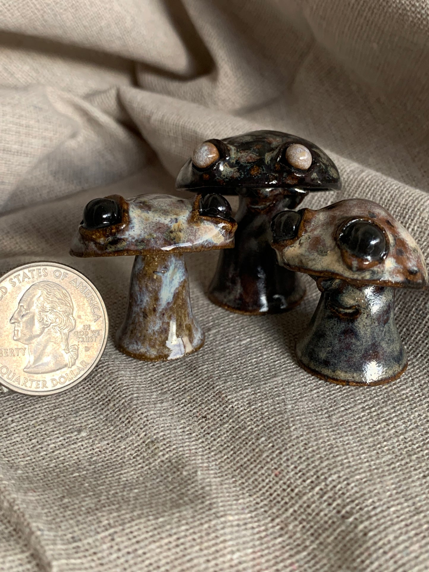 Miniature Ceramic Mushroom